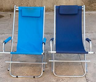sedie a sdraio pieghevoli per campeggio