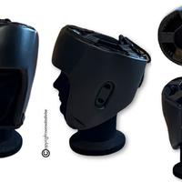 Casco Protettivo in Pelle per Boxe Kick Boxing Mua