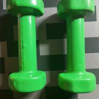 Coppia di Pesi da Allenamento 1,5 kg Verdi