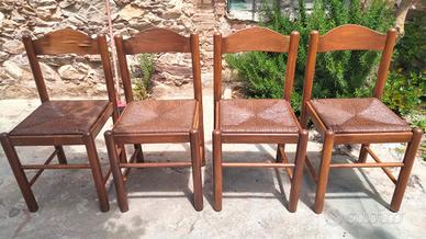 Sedie legno massello 