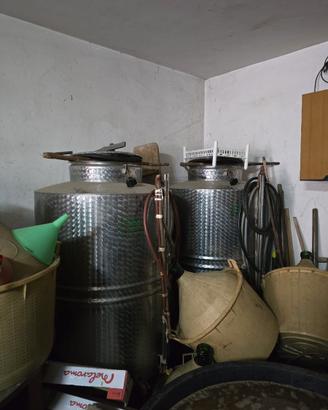 Serbatoio in acciaio per alimenti (vino acqua)