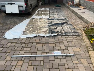 Pannello laterle e frontale per veranda fiamma