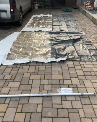Pannello laterle e frontale per veranda fiamma