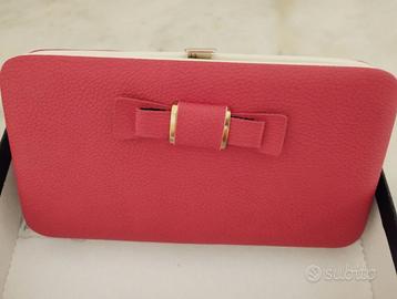 pochette rossa da cerimonia