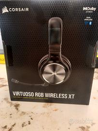 Cuffie da gioco corsair virtuoso rgb wireless xt