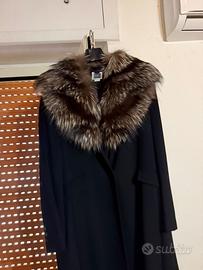 Cappotto con pelliccia da donna