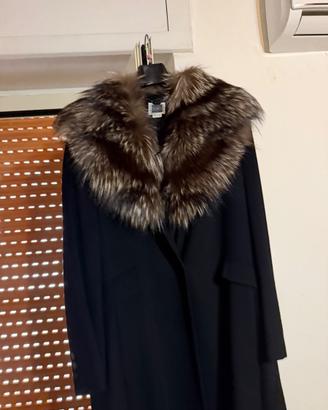 Cappotto con pelliccia da donna