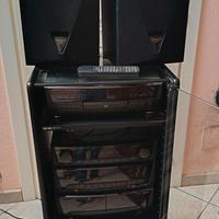 impianto stereo Kenwood con mobiletto