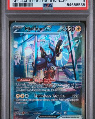 2023 Pokemon SVI IT #244 MIRAIDON EX PSA 9