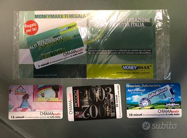 Schede telefoniche "CHIAMA GRATIS"