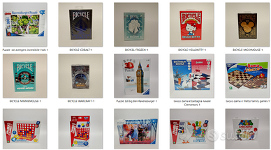 giocattoli assortiti