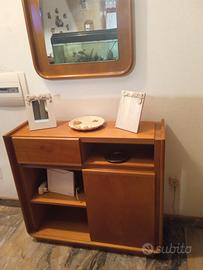 Mobile  + specchio per ingresso anni 80