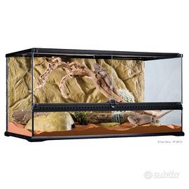 Terrario ExoTerra 90x45x45 con supporto lampade