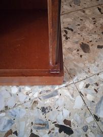 Mobiletto Porta CD Girevole in Legno – Stile Vinta