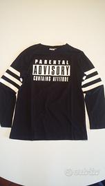T shirt ragazzi PARENTAL ADVISORY 14 Anni