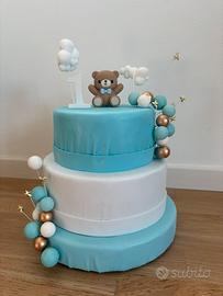 Torta finta per festa di compleanno