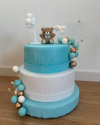 Torta finta per festa di compleanno