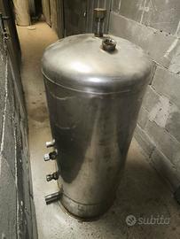 Serbatoio di accumulo termico acciaio 150lt