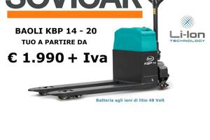NUOVO TRANSPALLET ELETTRICO BAOLI KBP 14-20