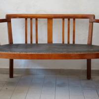 Divanetto art decó in legno