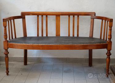 Divanetto art decó in legno