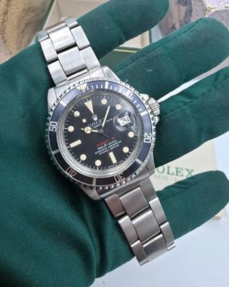 Rolex Submariner 1680 Red MK4 Full Set 1973
