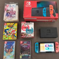 Nintendo Switch + giochi + accessori