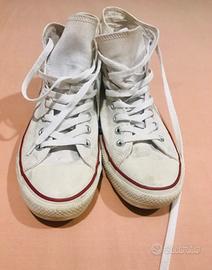 Converse uomo clearance bianche