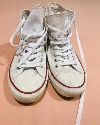 Converse uomo Converse All Star HI Bianche M7650C