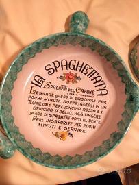 Piatto portata per spaghetti  La Spaghettata