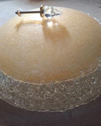 Plafoniera a soffitto in vetro
