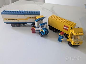 Lego 6367 + 6692 Semi Truck Freighter Trailer town