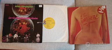 Vinili Eric Clapton e Iron Butterfly