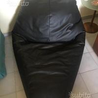 Poltrona Lettino Sacco (Pouf) Design - Nero