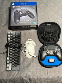 Nacon ps4 Revolution 3 +Tastiera e Mouse da gaming