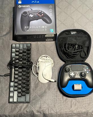 Nacon ps4 Revolution 3 +Tastiera e Mouse da gaming