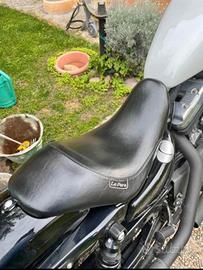 Sella singola Lepera Bare Bones per Sportster