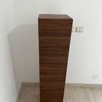 Colonna da bagno sospesa 140h cm in rovere