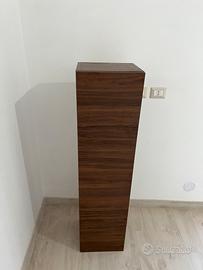 Colonna da bagno sospesa 140h cm in rovere