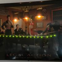 Quadro luminoso a LED "Legal Action"