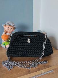 clutch Bag all'uncinetto 