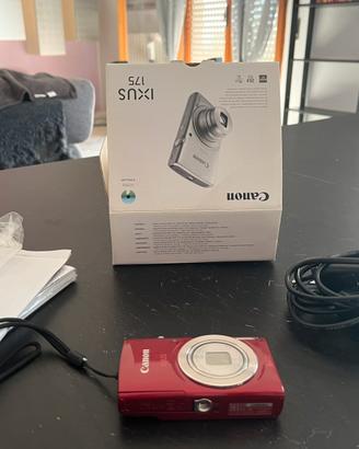 Fotocamera canon IXUS 175 rosso metallizzato