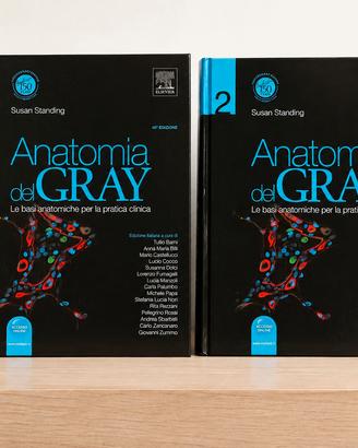 Anatomia del Gray 40°edizione, 2 volumi perfetti 