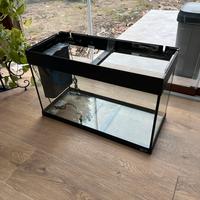 Acquario Ferplast Dubai 80 + Mangiatoia automatica