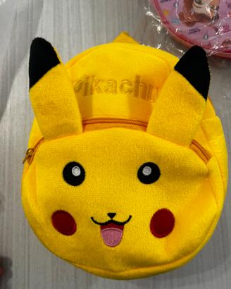 Zainetto Pikachu Peluche nuovo