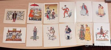 Cartoline vintage - illustrazioni