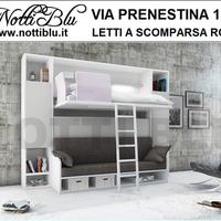Letto a Scomparsa con divano letto + cuccetta