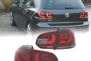 FANALI VOLKSWAGEN VW GOLF 6 08-12 LED ROSSO CHIARO