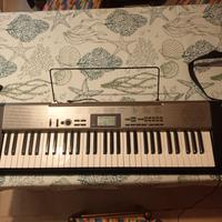 tastiera Casio con custodia e supporto 