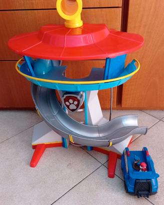 Paw Patrol Torre di Controllo con Veicolo